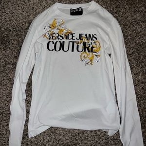 Versace Couture Long Sleeve White T-Shirt - Size Men’s Small
